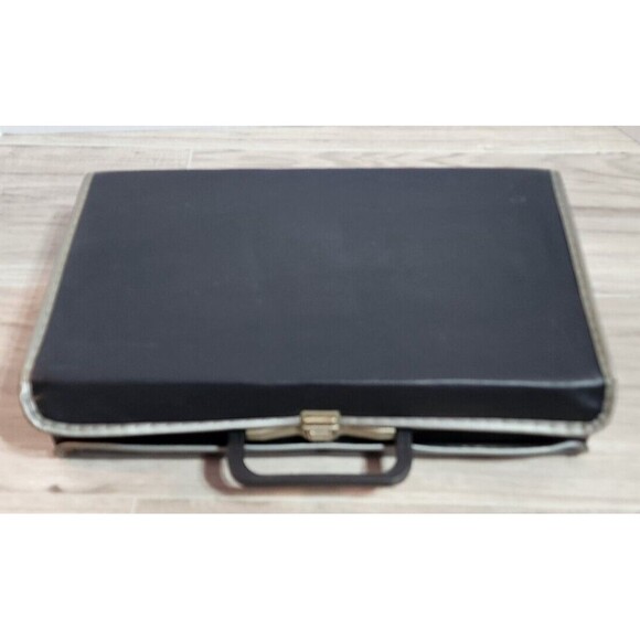 Vintage 1980s Cassette 24 Tape Storage Case with Handle - Picture 1 of 9